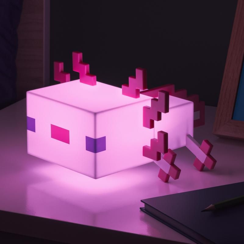 Minecraft-lampe - Axolotl