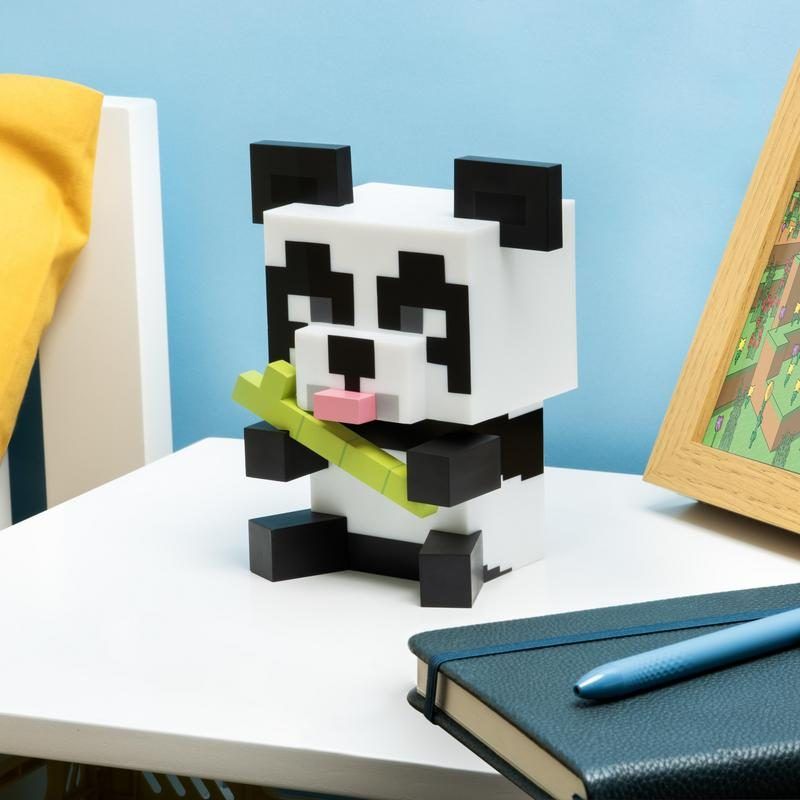 Minecraftová lampa - Panda