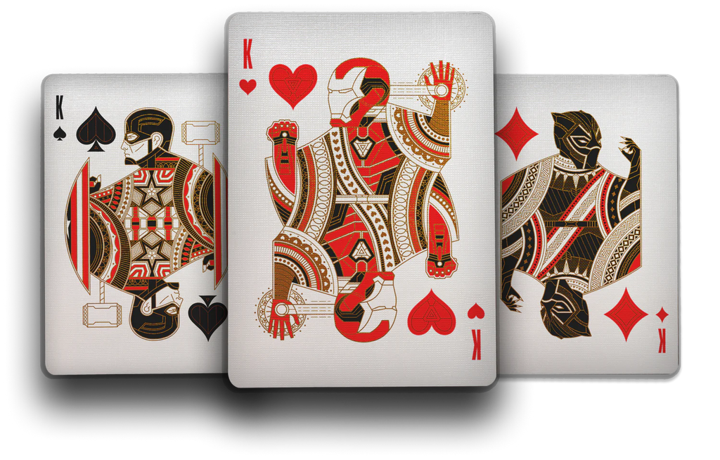 avengers red edition playing cards theory11