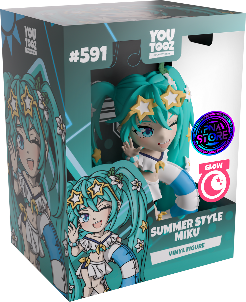 Glow in the Dark Summer Style Miku
