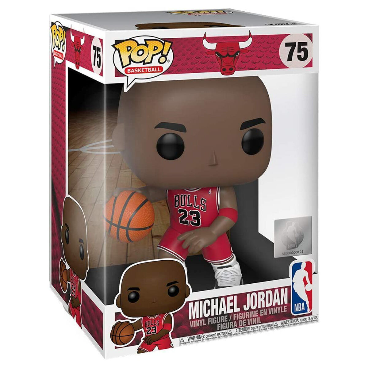 Pop! Jumbo Michael Jordan (Red Jersey)