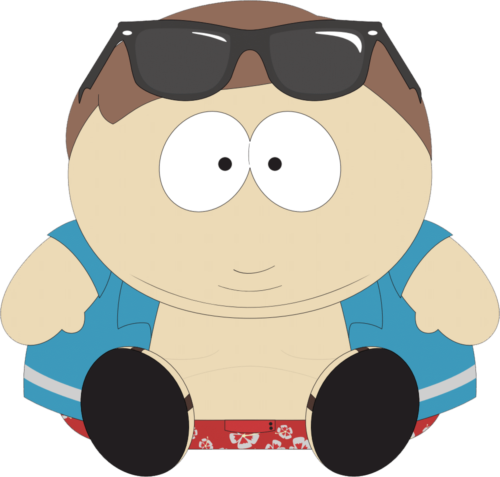 Cartman at the Pool Plush (9in)