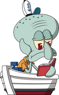 Squidward ennuyé
