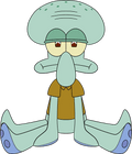 Squidward Sit Plush (9in)