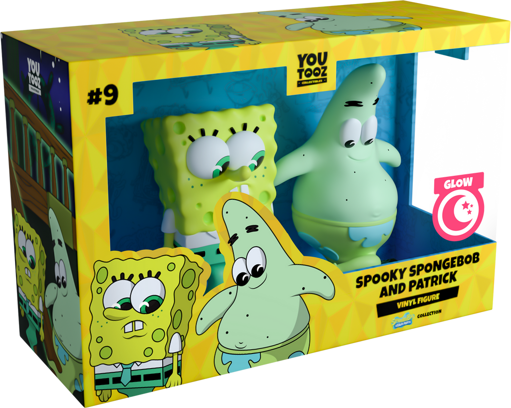 Figurine Spooky SpongeBob and Patrick