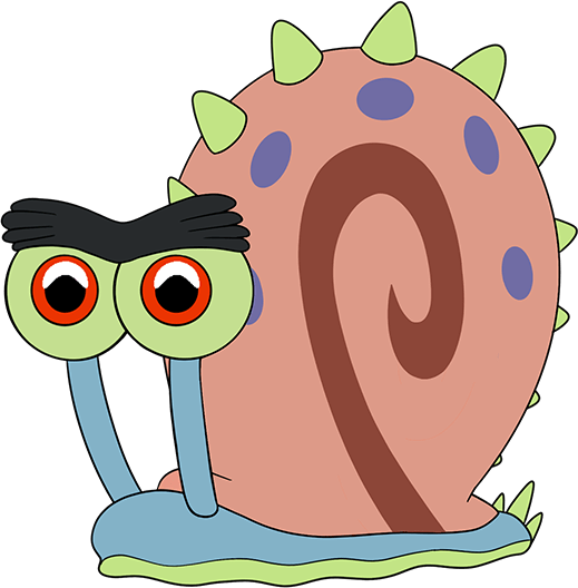 Prähistorischer Gary Schnecke Stickie (15 cm)