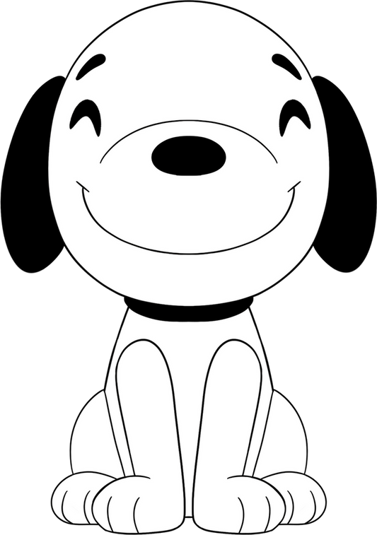 Snoopy Sit Plush (9in)