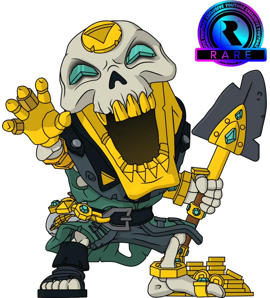 sea of thieves vinyl figurine gold hoarder youtooz