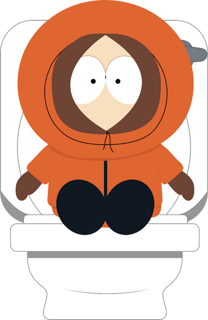 Kenny auf der Toilette