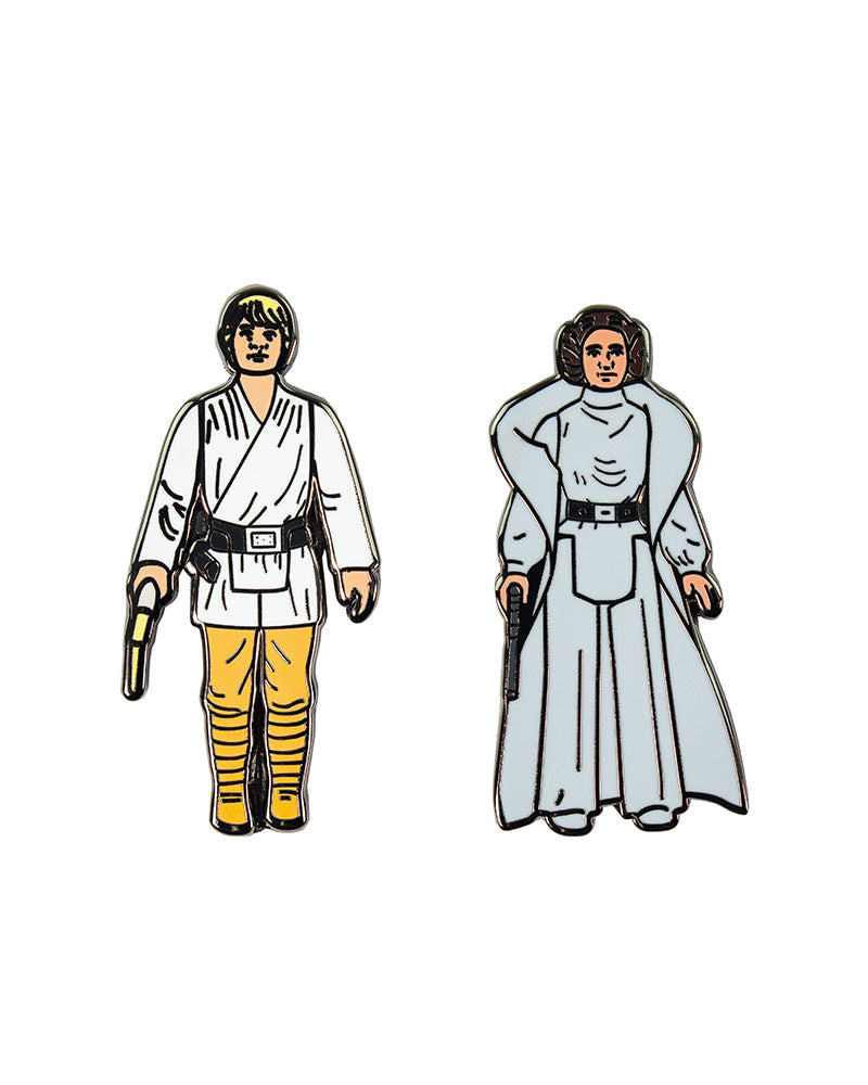 Star Wars Pin-Set 1.1 - Luke Skywalker und Prinzessin Leia