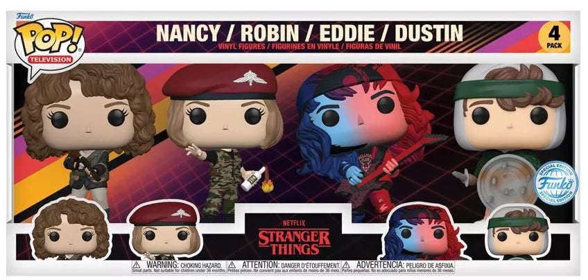 Stranger Things Pop! - 4-PACK (SE)- PRECOMMANDE*