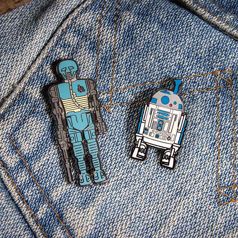 Star Wars Pin Set 1.21 – 2-1B and R2 D2 (with Sensorscope)