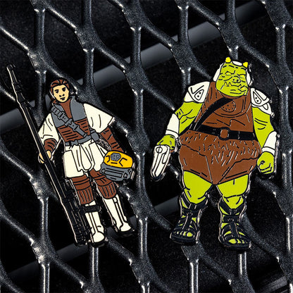 Star Wars Pin Set 1.27 – Princess Leia Organa (Boushh Disguise) and Gamorrean Guard
