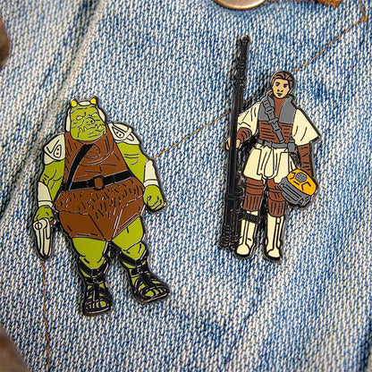 Star Wars Pin Set 1.27 – Princess Leia Organa (Boushh Disguise) and Gamorrean Guard