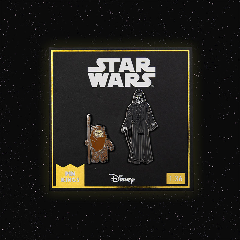 Pin-Set Star Wars 1.36 – Wicket W. Warrick und Der Imperator