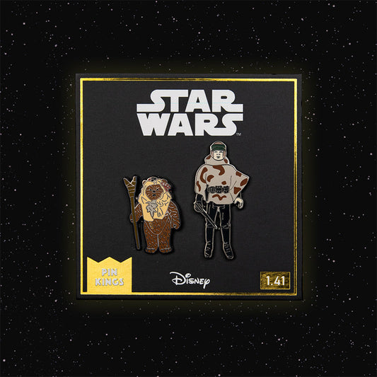Pin's Star Wars Set 1.41 – Paploo and Luke Skywalker (in Battle Poncho)