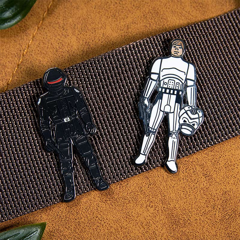 Star Wars Pin Set 1.44 – Imperial Gunner and Luke Skywalker (Imperial Stormtrooper Outfit)