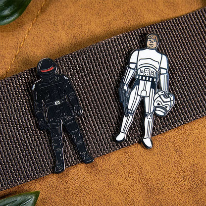 Star Wars Pin Set 1.44 – Imperial Gunner and Luke Skywalker (Imperial Stormtrooper Outfit)