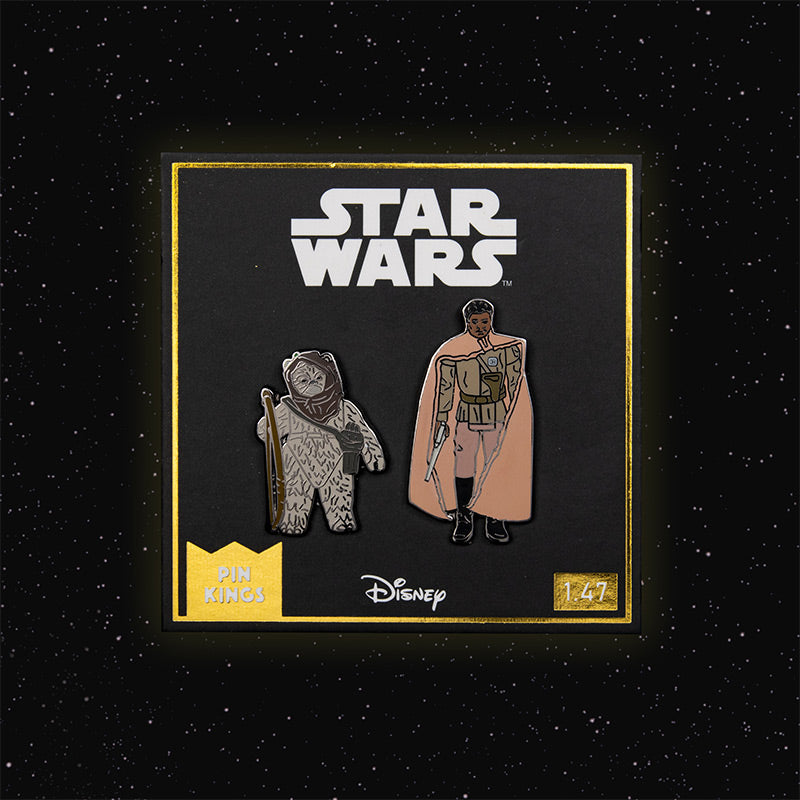 Pin-Set Star Wars 1.47 – Warok und Lando Calrissian (Generalpilot)