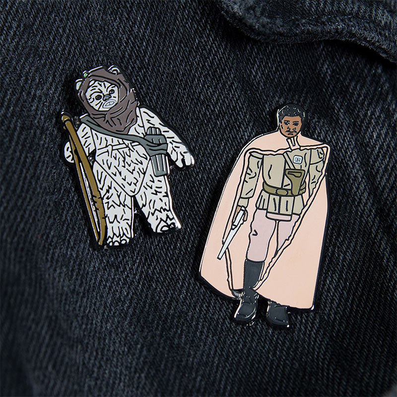 Pin-Set Star Wars 1.47 – Warok und Lando Calrissian (Generalpilot)