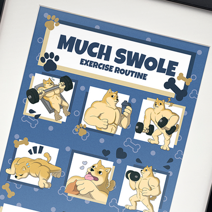 Much Swole Print