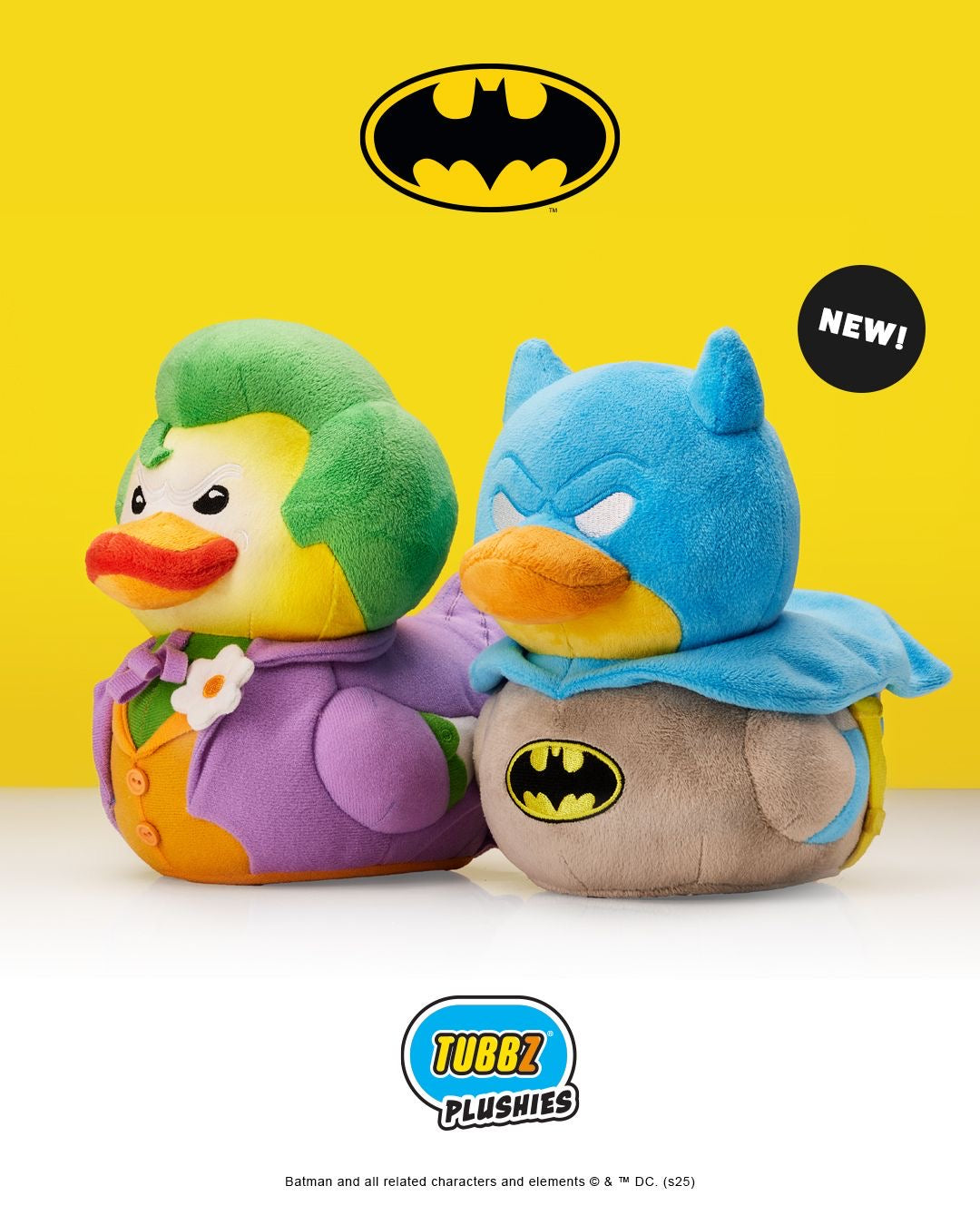 TUBBZ Plushies Batman et Joker - DC Comics