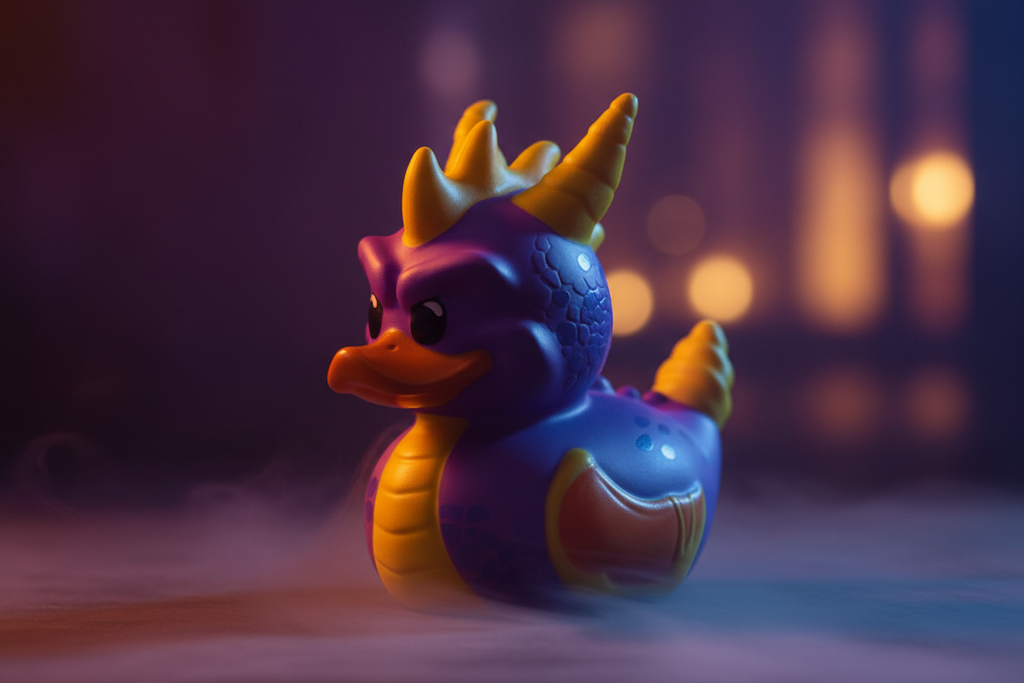 Spyro the Dragon Duck (pierwsze wydanie)