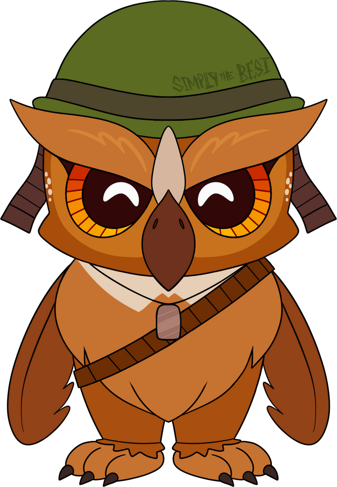 WarOwl Plüschtier (23 cm)