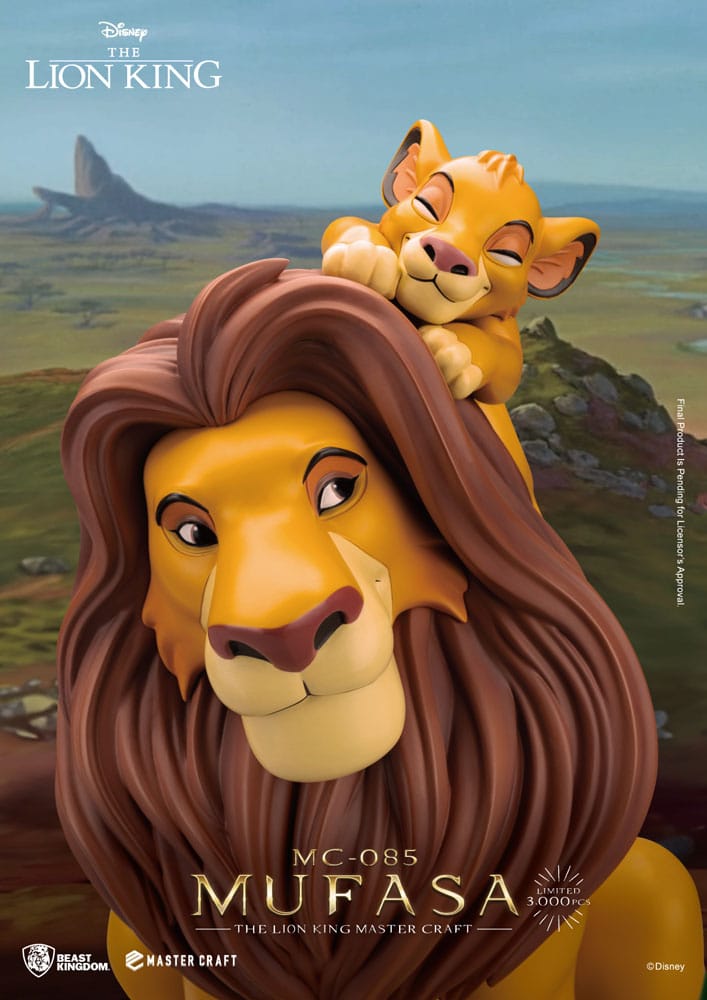 mc 085 the lion king master craft mufasa beast kingdom toys