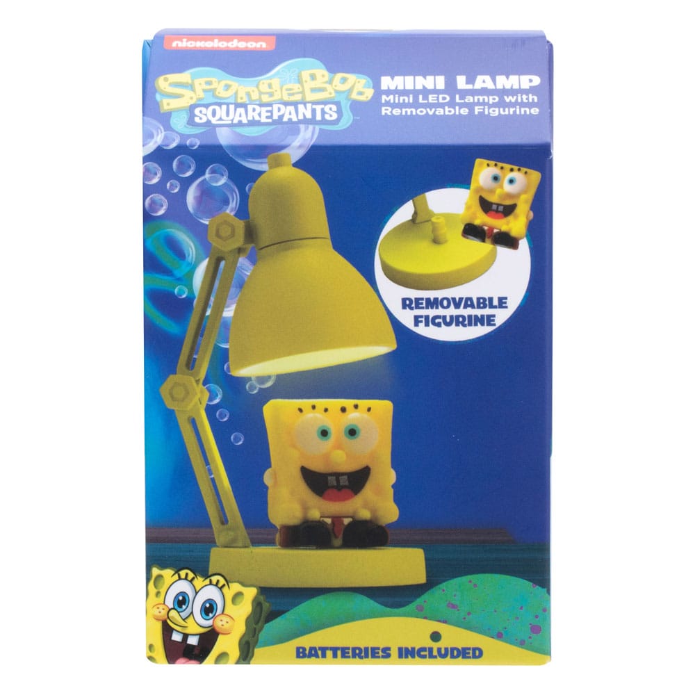Mini-LED-Lampe mit SpongeBob Schwammkopf Figur