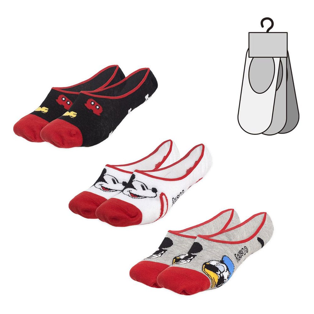 Balenie 3 ponožiek Disney – Mickey Mouse 