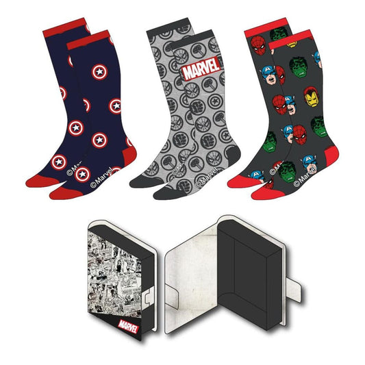 Pack de 3 paires de Chaussettes Marvel