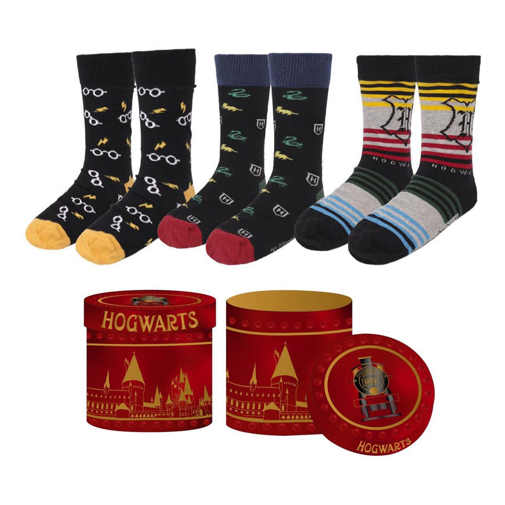 Pack 3 paires de chaussettes Poudlard