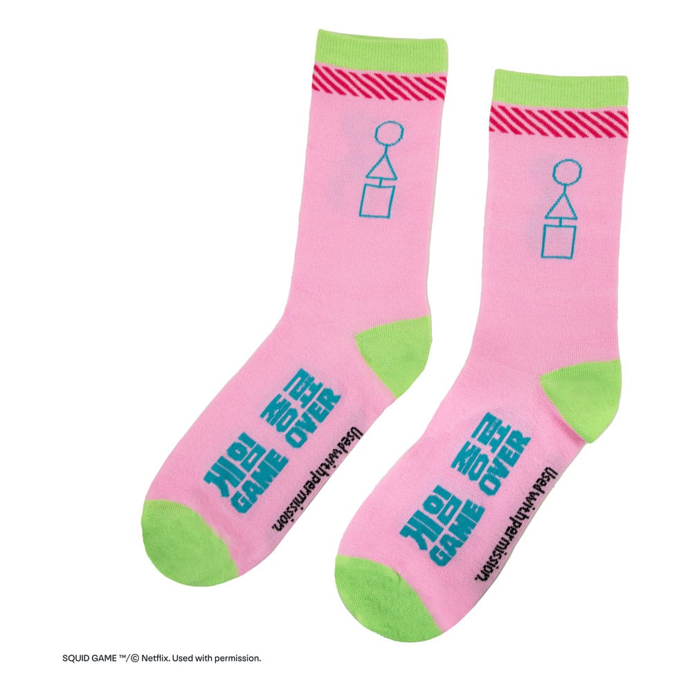 Squid Game pack 3 paires de chaussettes