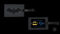Etiquette de bagage Batman Q-Tags Quantum Mechanix