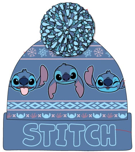 Bonnet Pom-Pom Lilo & Stitch - Stitch