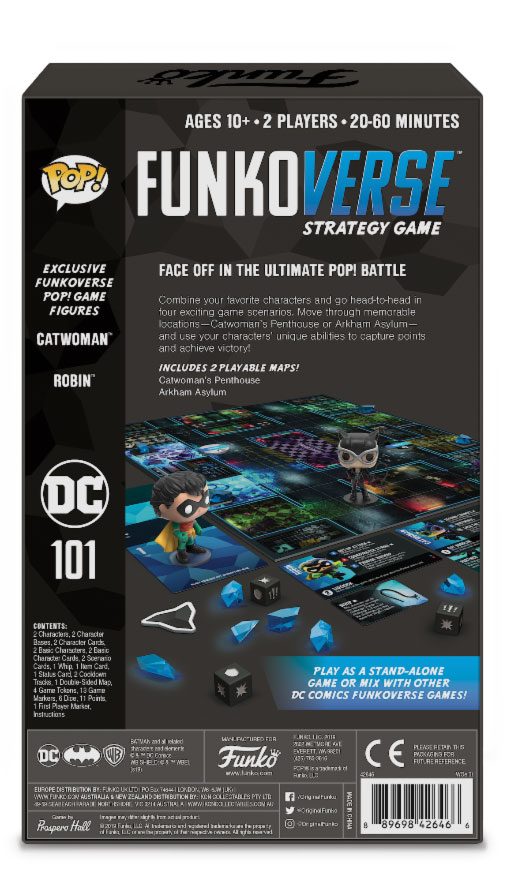 dc comics funkoverse 101 2 pack catwoman