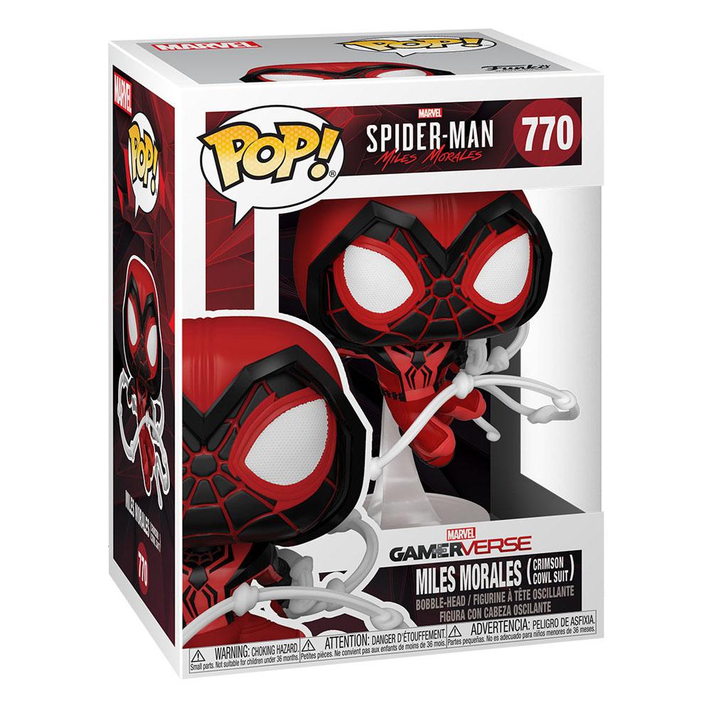 Pop! Miles Morales (Crimson Cowl Suit)