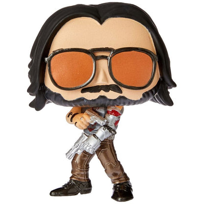 Cyberpunk 2077 Funko POP! Games Vinyl Figurine Johnny Silverhand GITD Special Edition 592 | Cyberpunk figurine Funko