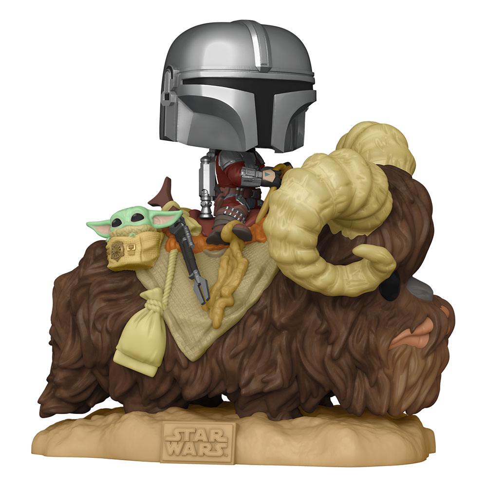 pop the mandalorian the child on bantha 416