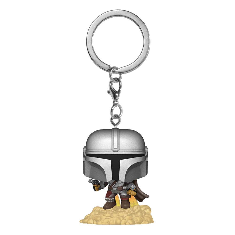 pop keychain the mandalorian with blaster