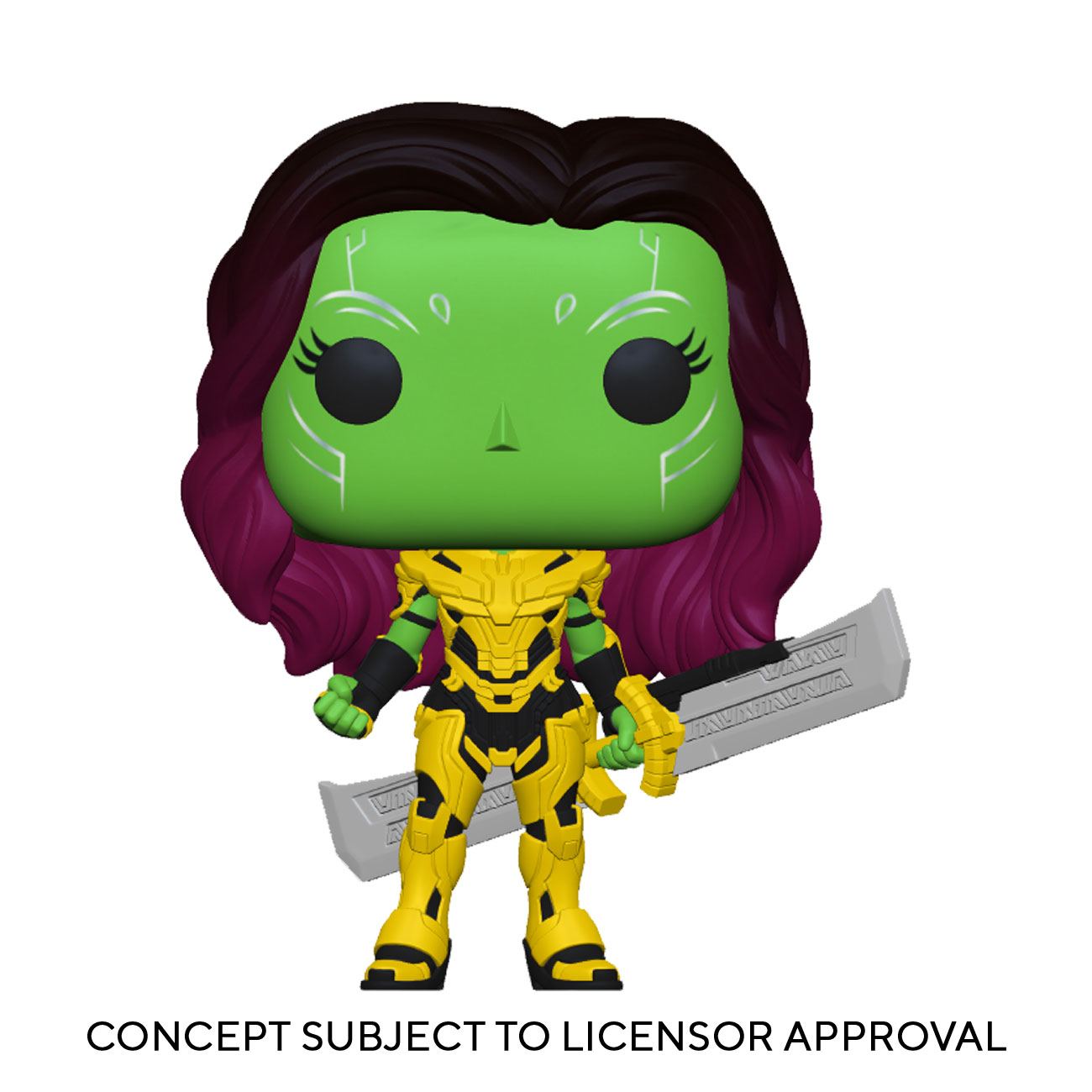 what if pop animation gamora with blade of thanos