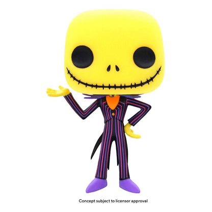 Jack Skellington (Blacklight) L´étrange Noël de Mr. Jack POP! Disney Vinyl figurine Jack 9 cm