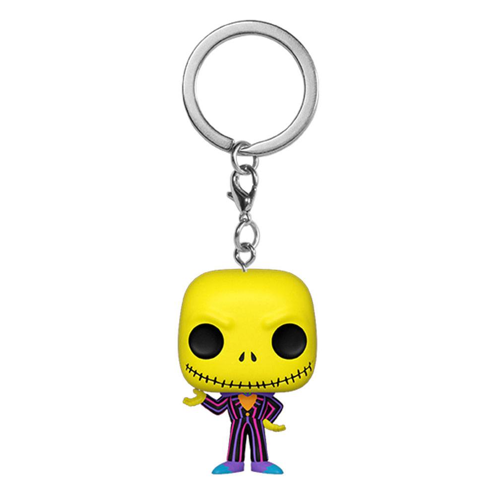 Kľúčenka Pop! Jack Skellington (Čierne svetlo) 