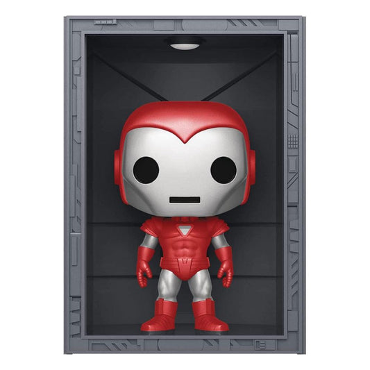 Marvel POP! Deluxe Hall of Armor Iron Man Model 8 Silver Centurion PX Exclusive 1038 | Marvel figurine Funko