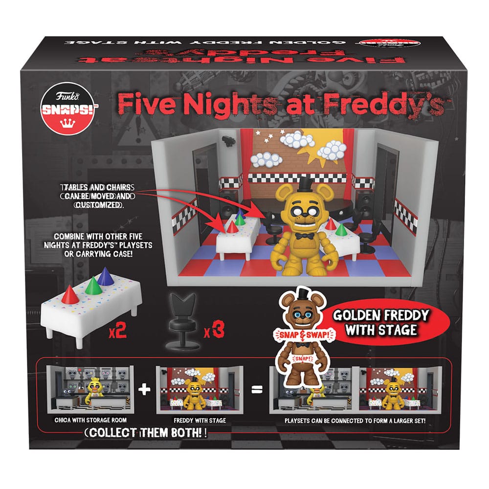 snaps golden freddy with stage