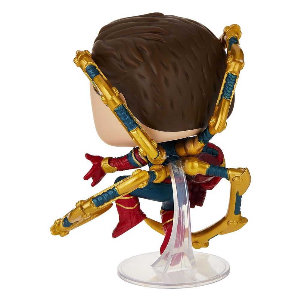 Pop! Iron Spider sans masque & Gant de l'Infinie