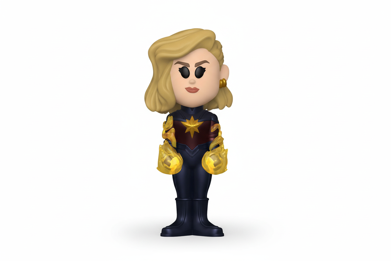 Vinylbrus Kaptein Marvel 