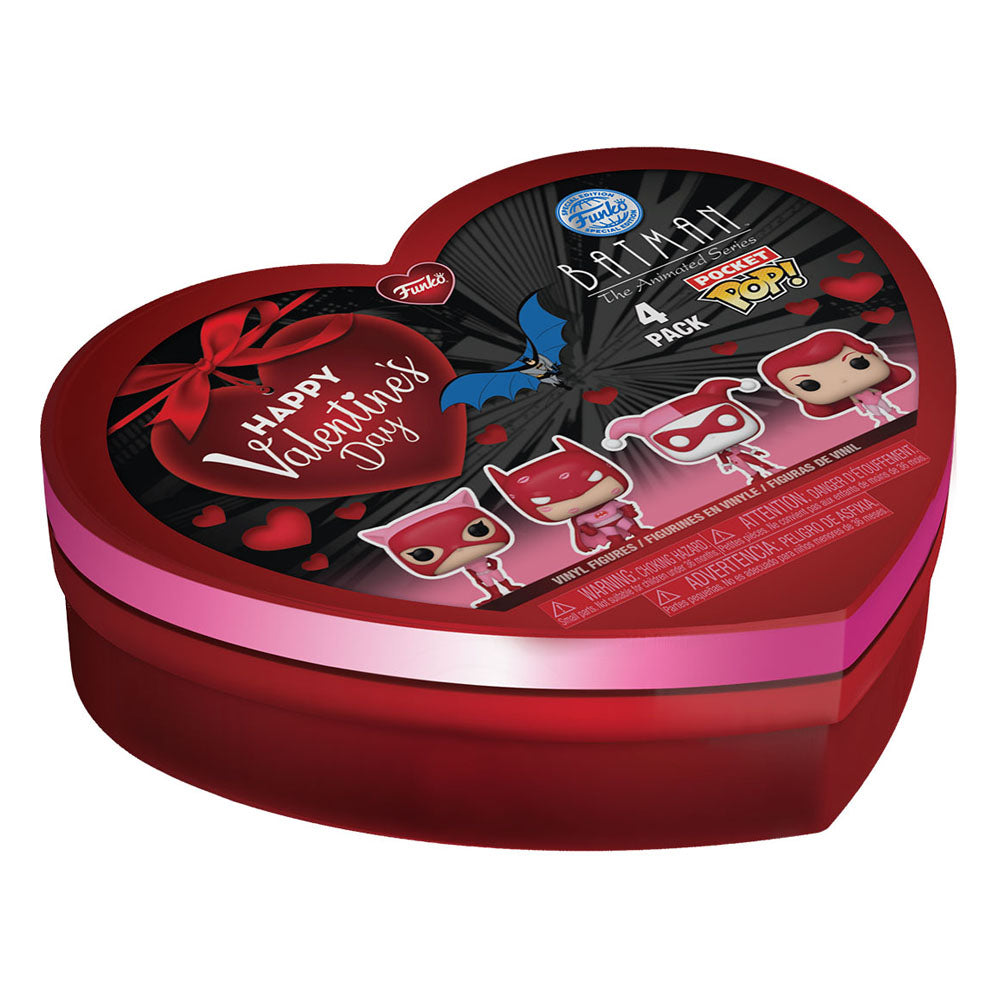 Pocket Pop! 4-pak - DC Comics Valentinsdag 