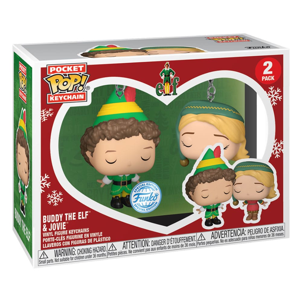 pack-de-2-porte-cles-buddy-the-elf-jovie